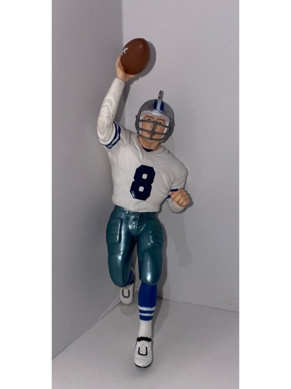 Vintage 1996 Troy Aikman Dallas Cowboys Hallmark Keepsake Christmas Ornament